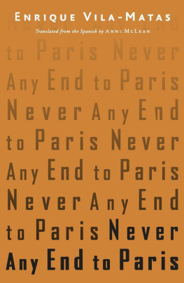 Vila-Matas - Never any end to Paris