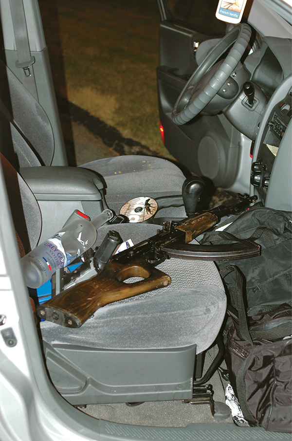 What more do you need The interior of Maurice Claretts SUV Note the bottle of - photo 6