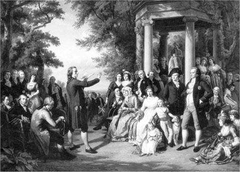 1 The eighteenth-century Weimar Muses Court as imagined by painter Theobald - photo 3