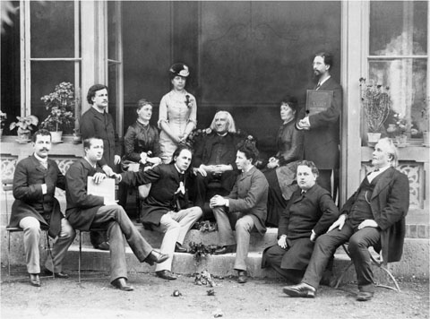 7 Franz Liszt in the 1880s toward the end of his life in front of his Weimar - photo 9