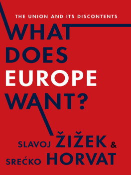 Horvat Srećko What does Europe want? : the Union and its discontents