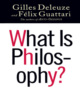 Deleuze Gilles - What is philosophy?