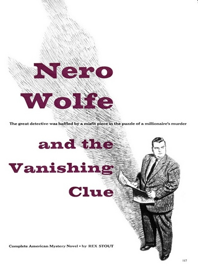 I Nero Wolfe behind his desk sat glaring at the caller in the red leather - photo 1