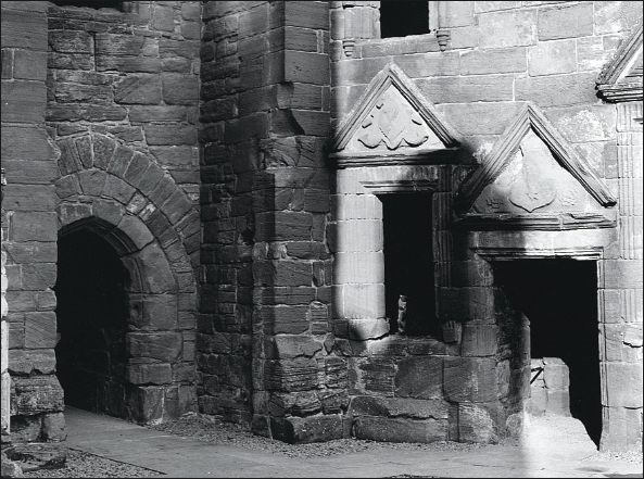 A doorway at Caerlaverock a key castle to control in Edward Is campaign in the - photo 7