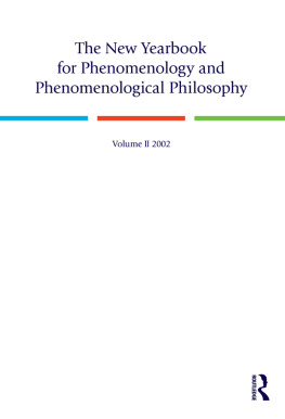 Crowell Steven Hopkins Burt - The new yearbook for phenomenology and phenomenological philosophy. Volume II, 2002