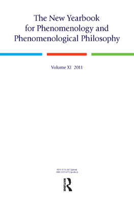 Drummond John J. - The New Yearbook for Phenomenology and Phenomenological Philosophy. XI, 2011