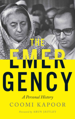 Coomi Kapoor - The Emergency: A Personal History