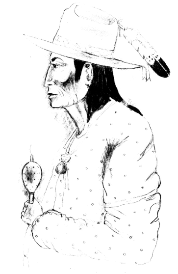 Plate 1 A Seminole dance leader of yesteryear Pencil sketch by Willie Lena - photo 2