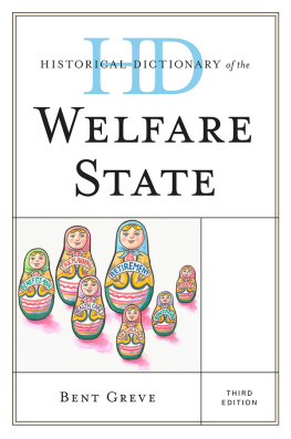Bent Greve Historical Dictionary of the Welfare State
