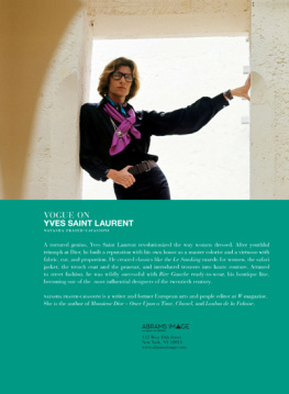 Natasha Fraser-Cavassoni - Vogue on Yves Saint Laurent