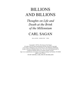 Carl Sagan - Billions and Billions: Thoughts on Life and Death at the Brink of the Millennium