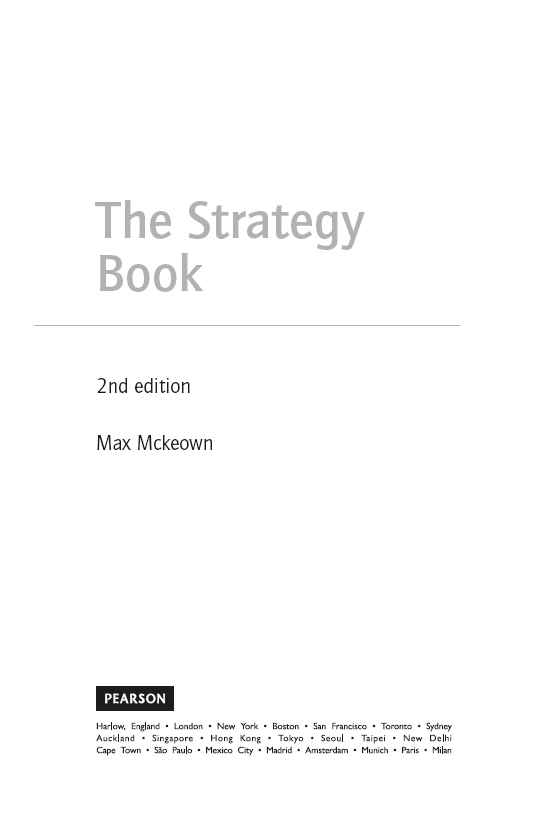 Contents About the author Dr Max Mckeown works as a strategy and innovation - photo 1