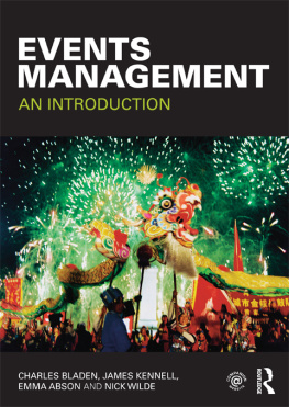 Charles Bladen - Events Management: An Introduction