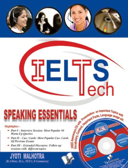 Jyoti Malhotra - IELTS Speaking Essentials (Book 5)