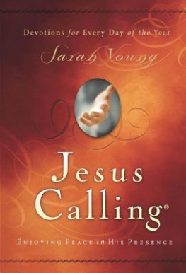 Young - Jesus calling : seeking peace in His presence : devotions for every day of the year