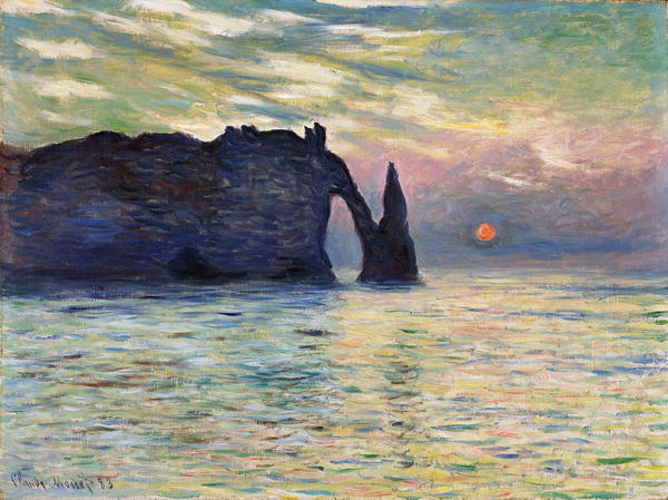 Fig 11 The Cliff tretat Sunset W817 Claude Monet 1883 The position of - photo 1