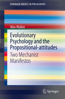 Walter - Evolutionary psychology and the propositional-attitudes : two mechanist manifestos