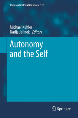 Jelinek Nadja - Autonomy and the self