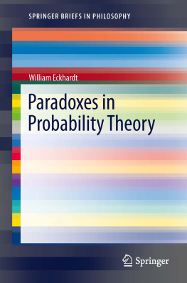 Eckhardt - Paradoxes in probability theory