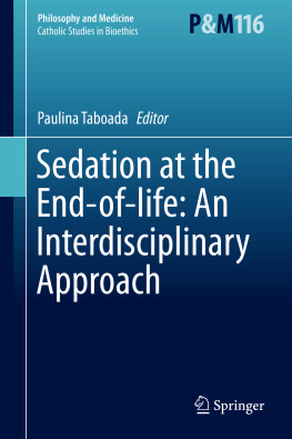 Taboada - Sedation at the end-of-life : an interdisciplinary approach