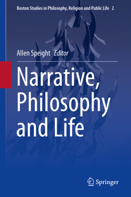Speight - Narrative, Philosophy and Life