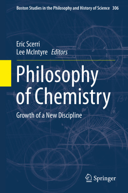 McIntyre Lee C. - Philosophy of chemistry : growth of a new discipline