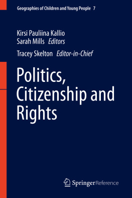 Kirsi Pauliina Kallio - Politics, Citizenship and Rights