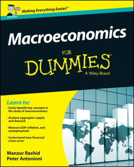 Manzur Rashid - Macroeconomics For Dummies - UK Edition