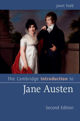 Janet Todd - The Cambridge Introduction to Jane Austen