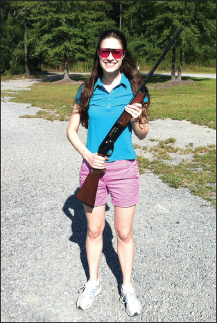 RESEARCHER LINDSEY BREUER HOLDING HER NEW BENELLI ULTRA LIGHT 28-GAUGE A - photo 10