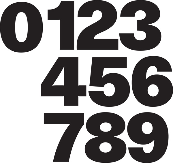 0123456789 these ten digits have a universal appeal among designers they are - photo 4