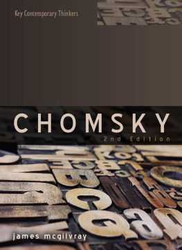 James McGilvray - Chomsky: Language, Mind and Politics