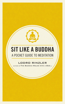 Lodro Rinzler Sit Like a Buddha: A Pocket Guide to Meditation