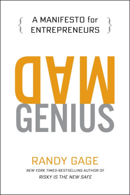 Randy Gage - Mad Genius: A Manifesto for Entrepreneurs