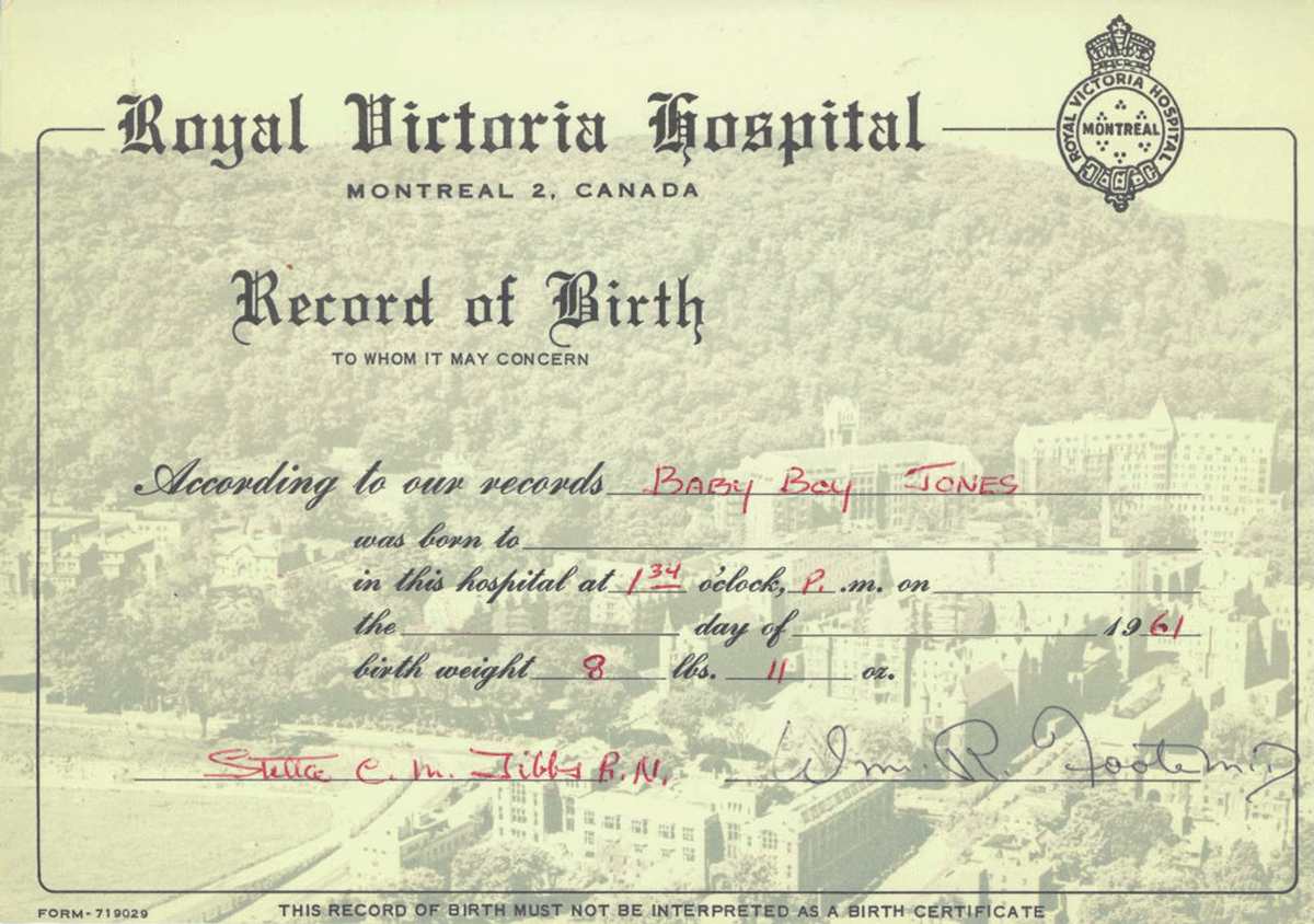 Birth record of Dr Griffith D Jones Dr Foote played an even more important - photo 3