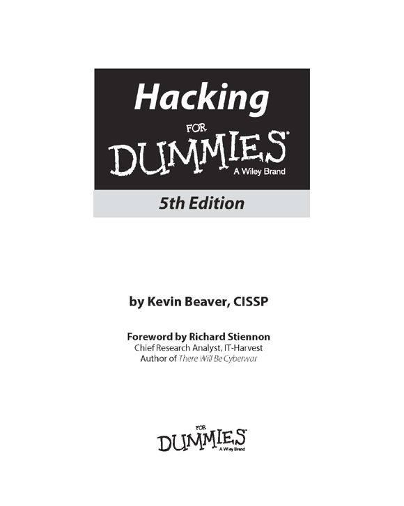 Hacking For Dummies 5th Edition Published by John Wiley Sons Inc 111 - photo 1