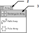 3 Select Rectangular Array 4 Select Objects Select the Object to be Arrayed - photo 6