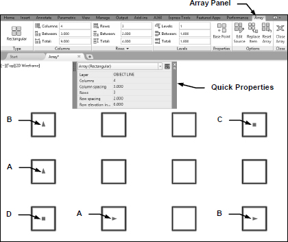 How to edit a RECTANGULAR ARRAY Using Grips to edit You may also use the - photo 8