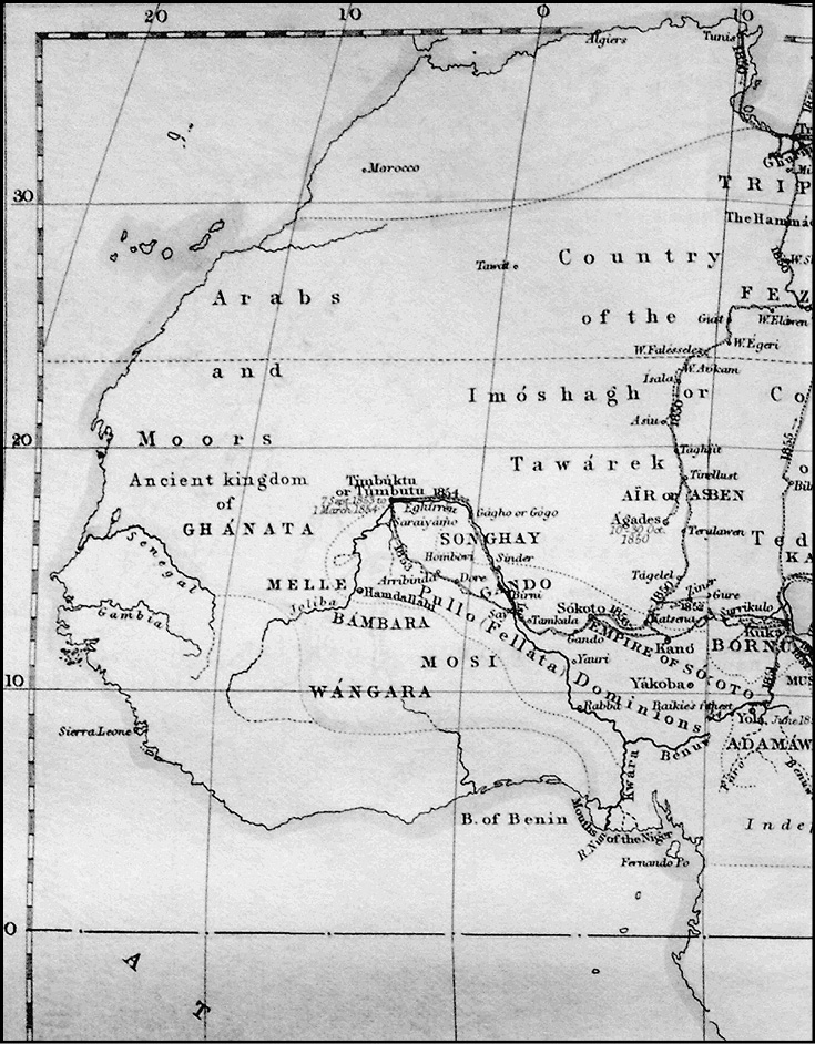 Map of the Expeditions Routes 185055 from Travels and Discoveries drawn by - photo 4