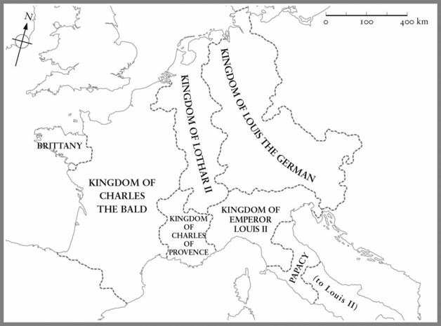 2 Frankish Partitions Divisions in 855 2 Frankish Partitions Treaty of - photo 3