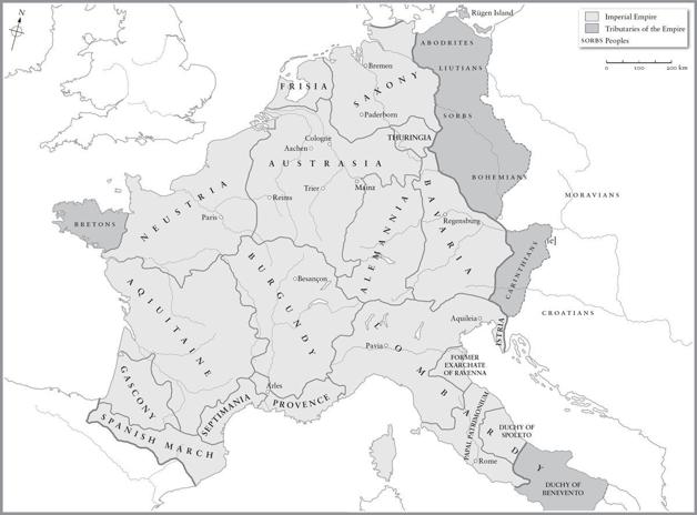 1 The Empire in 800 2 Frankish Partitions Treaty of Verdun 843 2 - photo 1