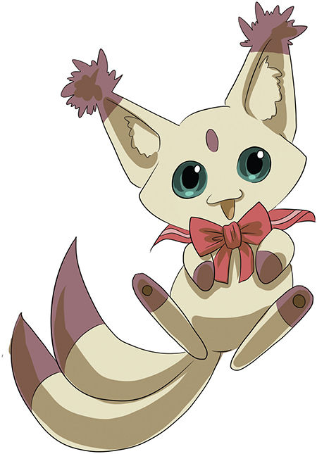 Mimi is a two-tailed fox a mythical being from Japan Each tail represents 100 - photo 11