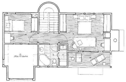 Second Floor Master Bedroom Deck Laundry Elevations North East - photo 17