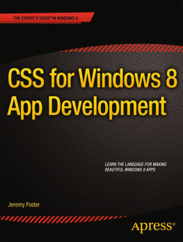 Foster - CSS for Windows 8 app development