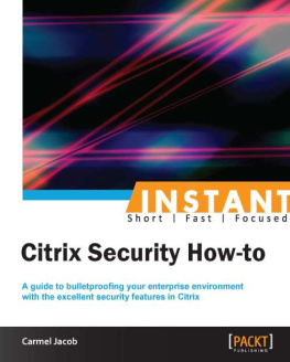 Jacob - Instant Citrix Security How-to