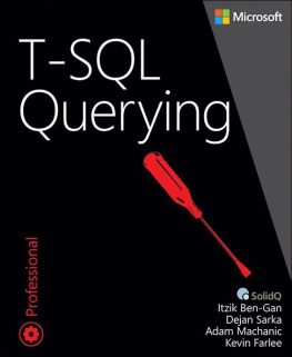 Itzik Ben-Gan T-SQL Querying
