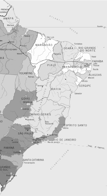 Map of Brazil IBGEEric Amaral Rohter BRAZIL ON THE RISE - photo 4