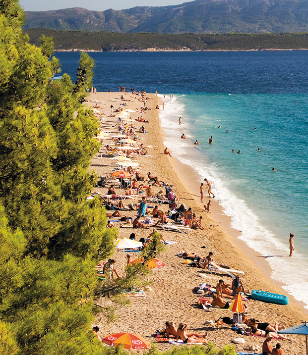 Zlatni Rat beach RACHEL LEWIS GETTY IMAGES Party-Happy Hvar Come high - photo 9