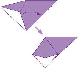 Continue to open to make a diamond shape Refer to FIG 4 Squash down - photo 16