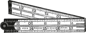 Fig 6Two-ft Four-fold Rule R ULES A 2-ft four-fold boxwood rule shows - photo 7